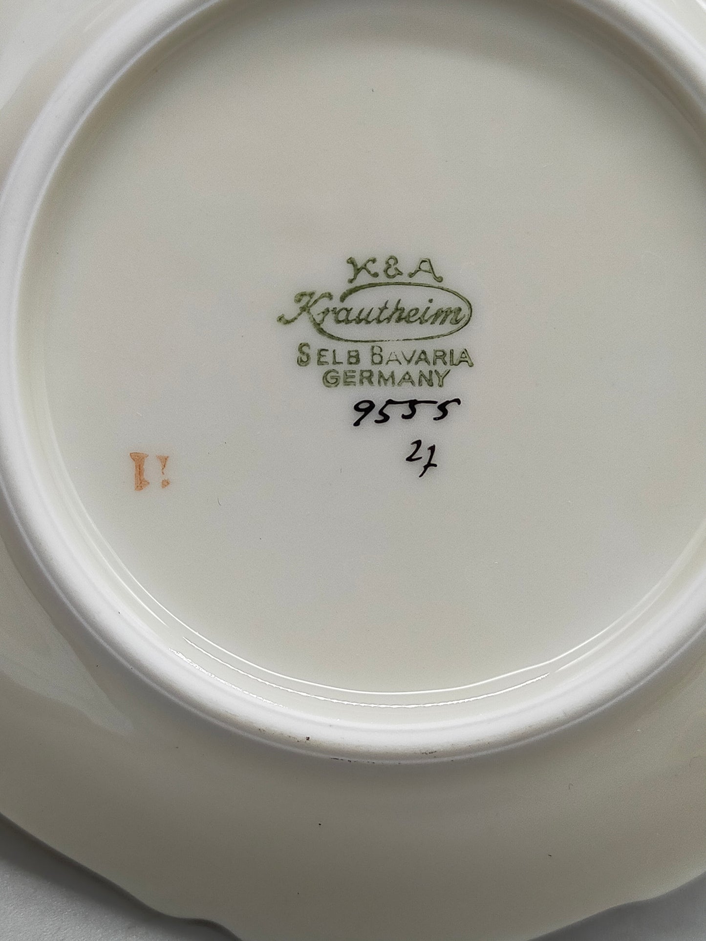 Krautheim Selb Bavaria 6er Set Teller Elegantes Blumendesign