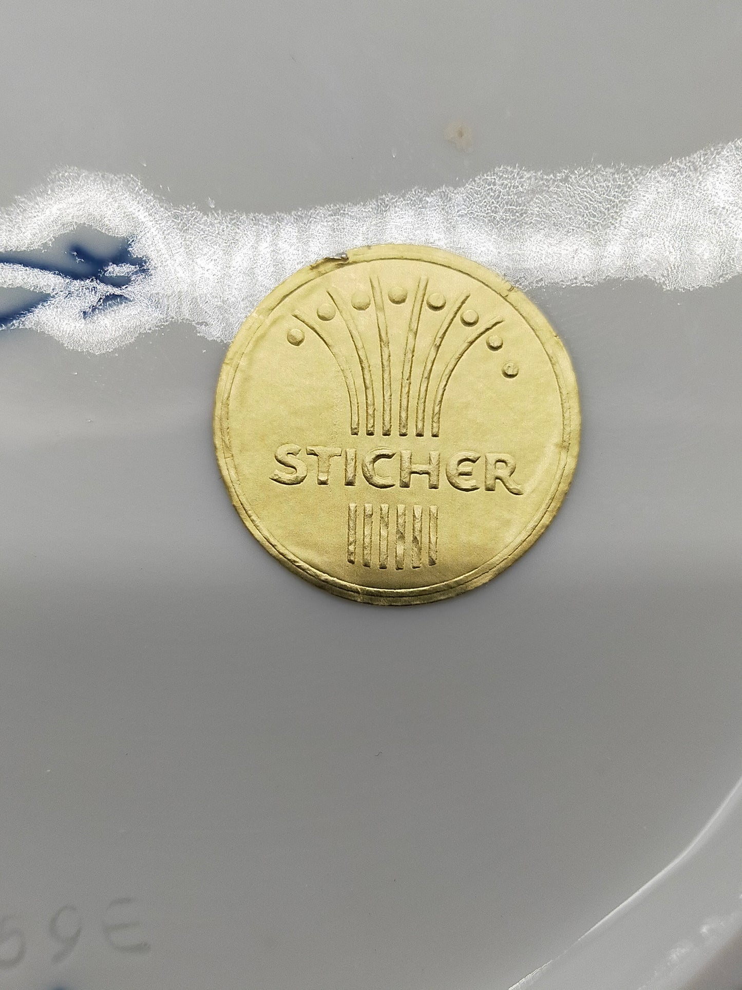 Edler Meissen Durchbruchteller Zwiebelmuster-Dekor