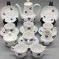Kaffeeservice Graf von Henneberg 1777 Echt Kobalt Porzellan DDR