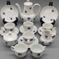 Kaffeeservice Graf von Henneberg 1777 Echt Kobalt Porzellan DDR