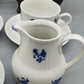 Kaffeeservice Graf von Henneberg 1777 Echt Kobalt Porzellan DDR