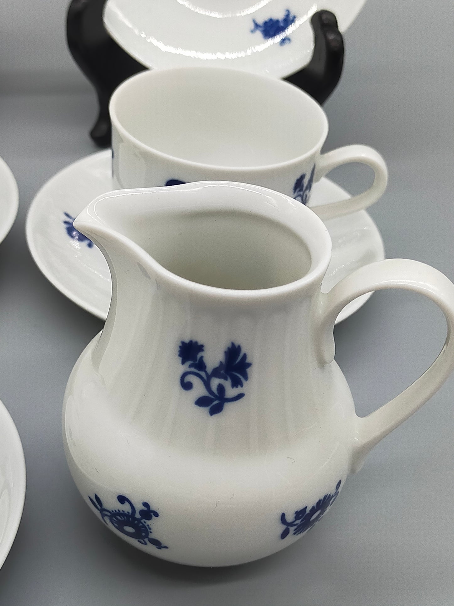 Kaffeeservice Graf von Henneberg 1777 Echt Kobalt Porzellan DDR