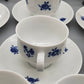 Kaffeeservice Graf von Henneberg 1777 Echt Kobalt Porzellan DDR