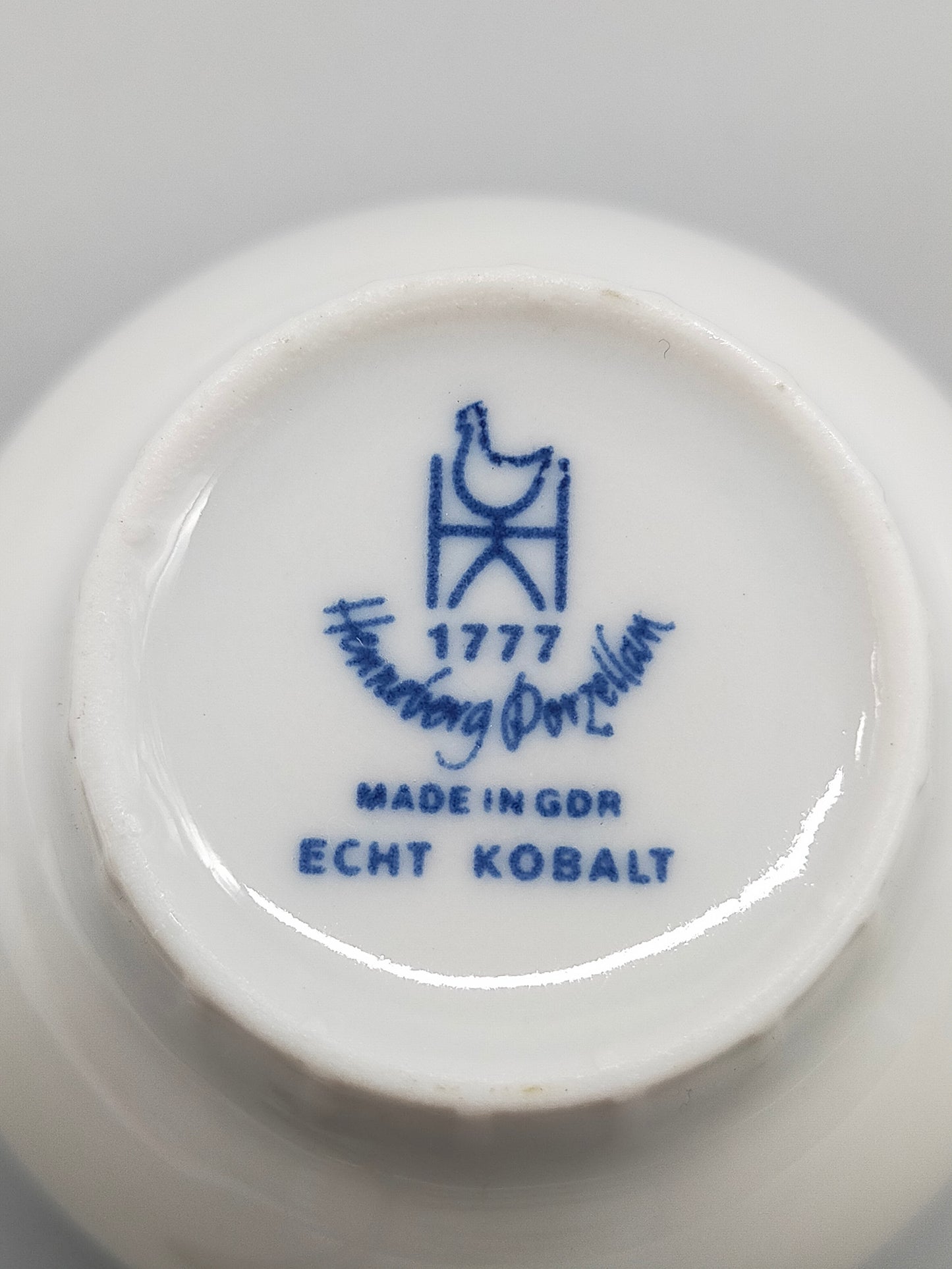 Kaffeeservice Graf von Henneberg 1777 Echt Kobalt Porzellan DDR
