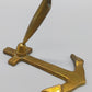 Vintage Messing Stifthalter in Anker Form