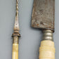 Antikes vierteiliges Vorlegebesteck Set