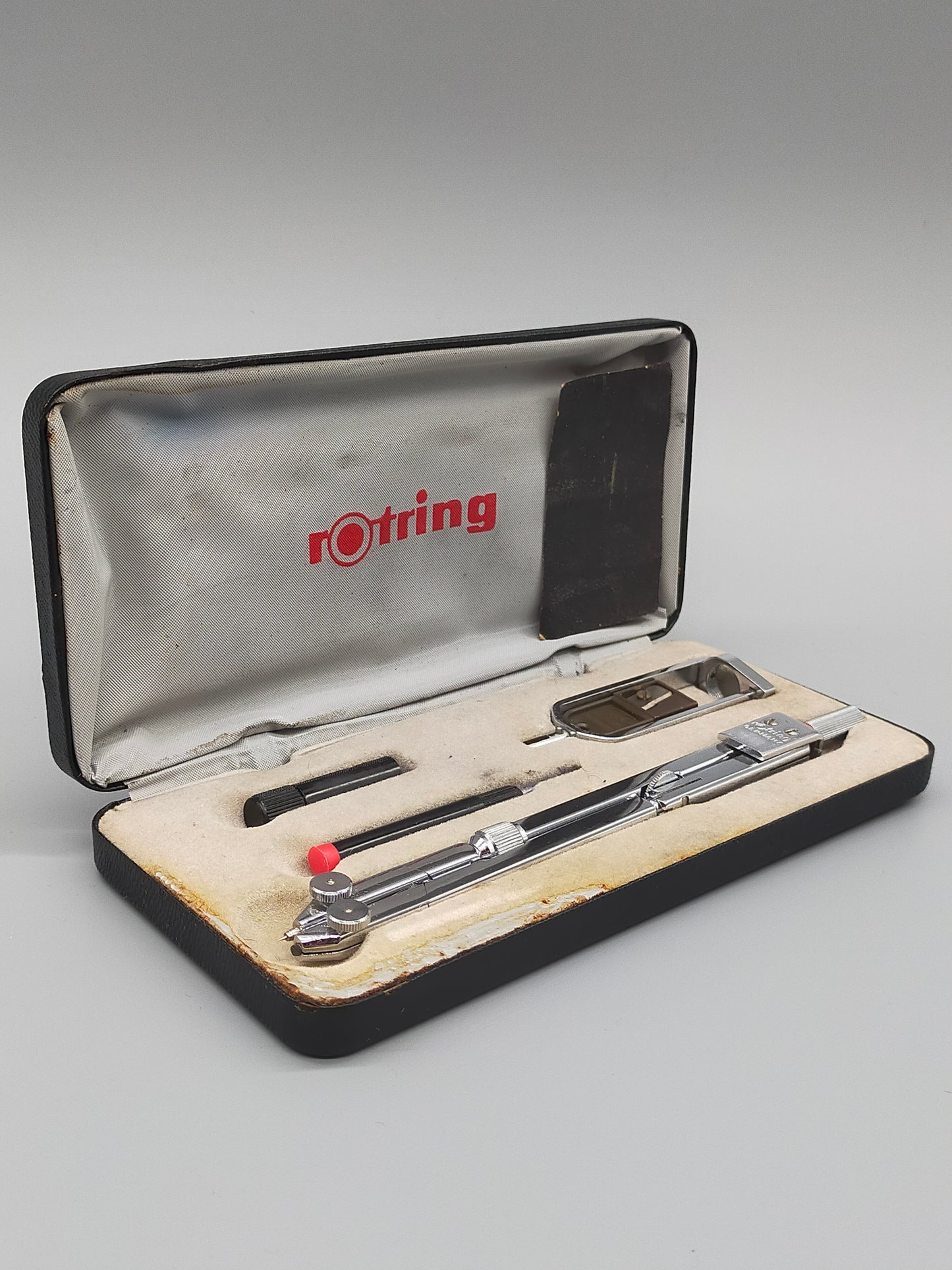 Vintage Rotring Zirkelkasten Hochwertiges Präzisionswerkzeug Set