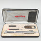 Vintage Rotring Zirkelkasten Hochwertiges Präzisionswerkzeug Set