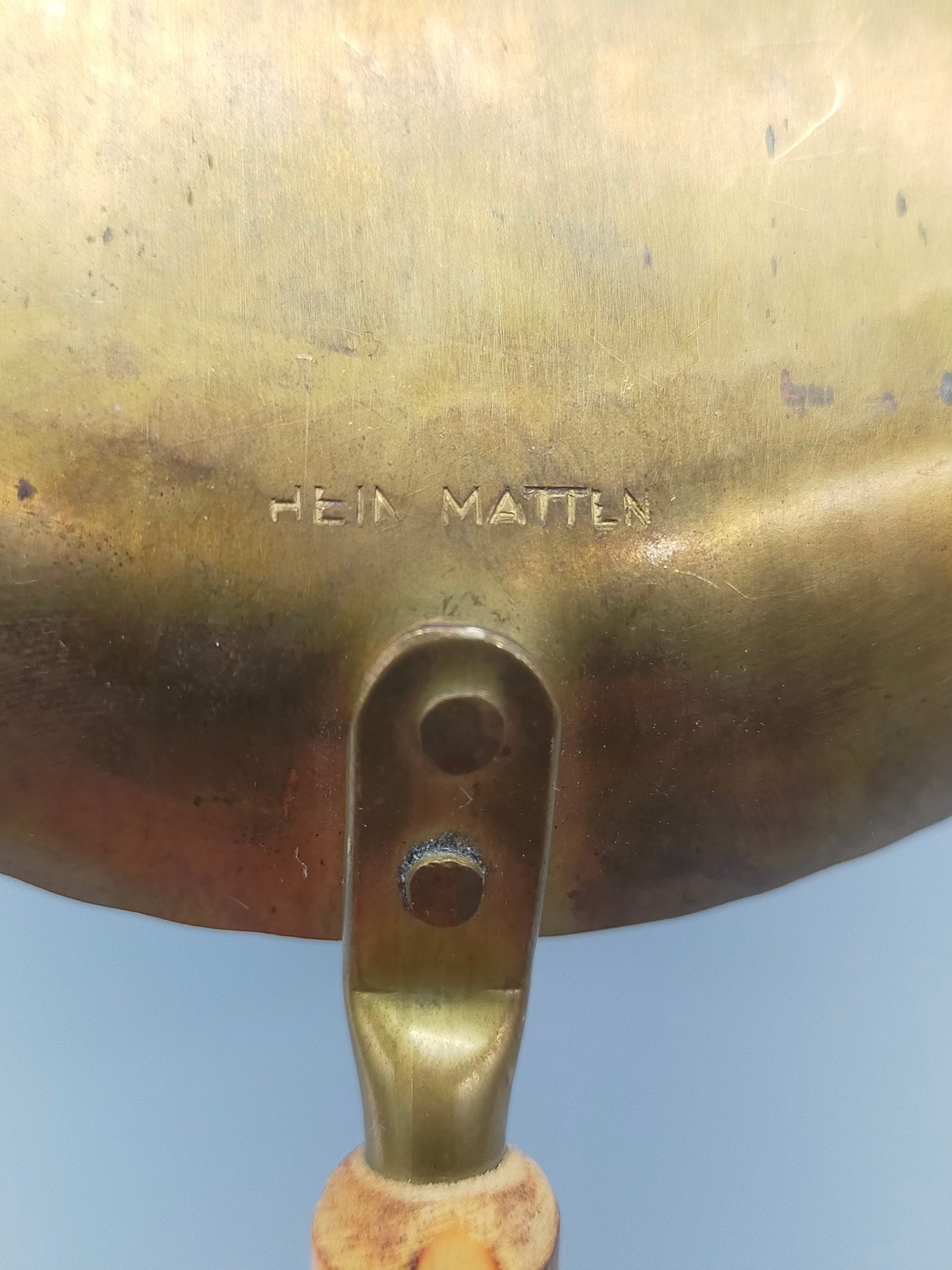 Edle Hein Matten Tischkehrgarnitur Bauhaus Messing Set