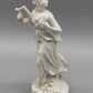 N Crown Porzellan Figur Muse mit Lyra Weißglanz & Antik-Stil
