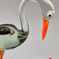 Exklusive Murano Glasfiguren Set Handgefertigte Vögel und Fisch