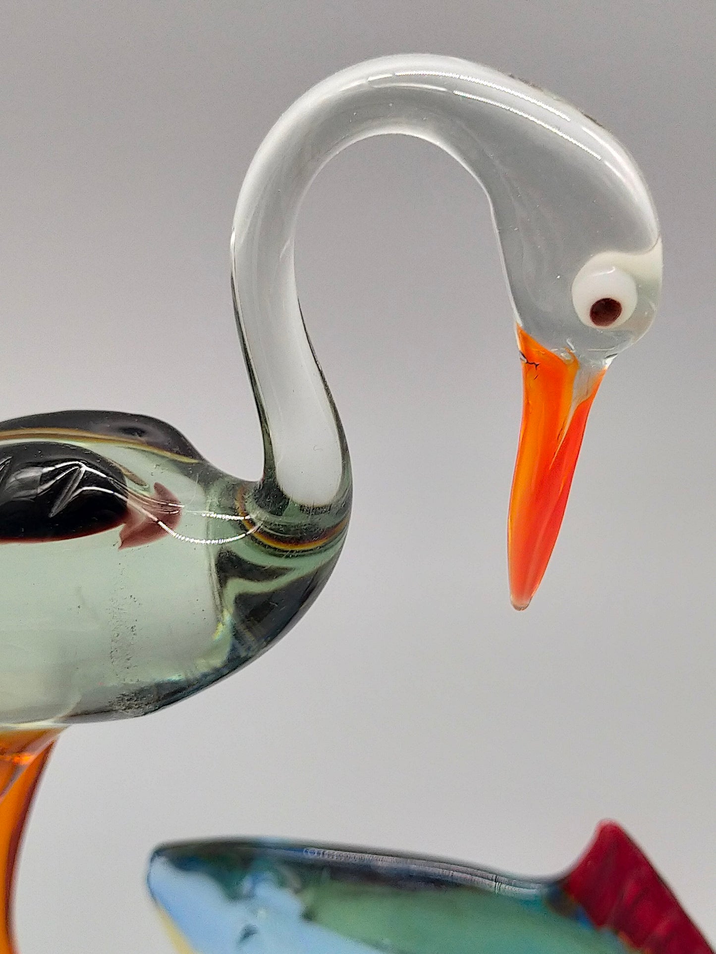 Exklusive Murano Glasfiguren Set Handgefertigte Vögel und Fisch