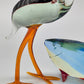 Exklusive Murano Glasfiguren Set Handgefertigte Vögel und Fisch