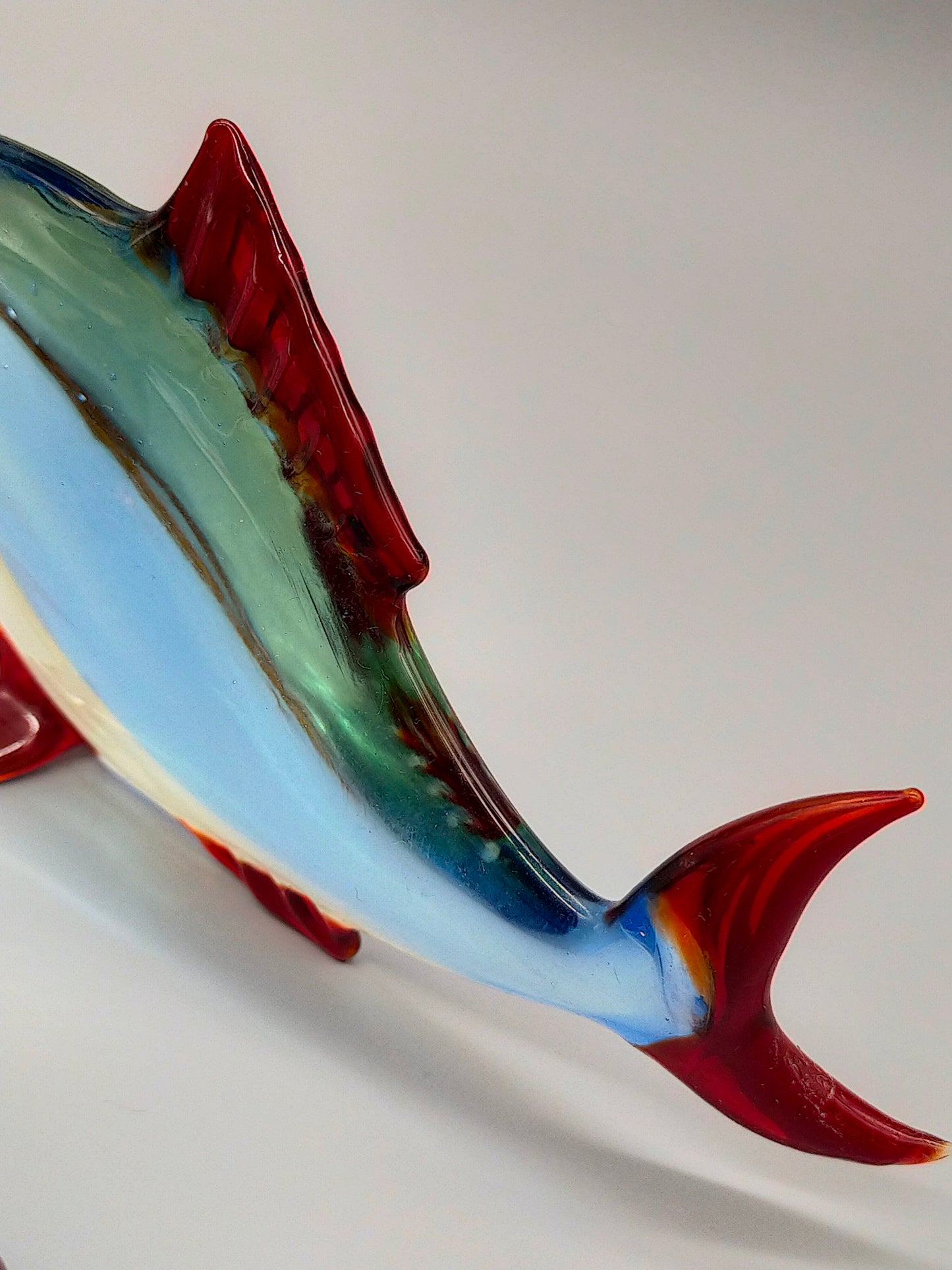 Exklusive Murano Glasfiguren Set Handgefertigte Vögel und Fisch