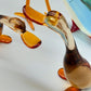 Exklusive Murano Glasfiguren Set Handgefertigte Vögel und Fisch