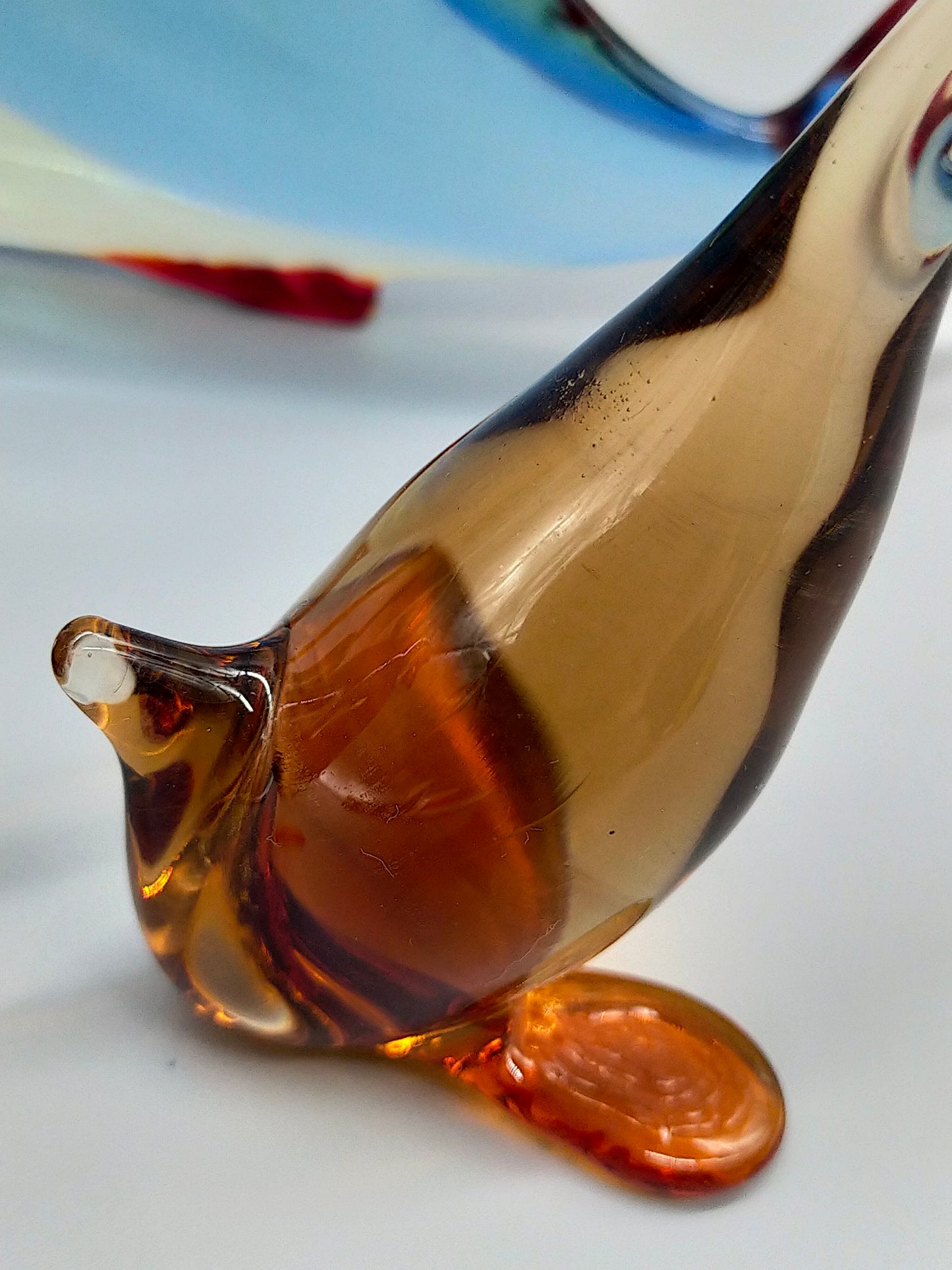 Exklusive Murano Glasfiguren Set Handgefertigte Vögel und Fisch