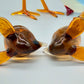 Exklusive Murano Glasfiguren Set Handgefertigte Vögel und Fisch