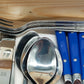 B&R Edelstahl Besteck Set mit Box – 41-teilig Blau & Schwarz