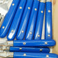B&R Edelstahl Besteck Set mit Box – 41-teilig Blau & Schwarz