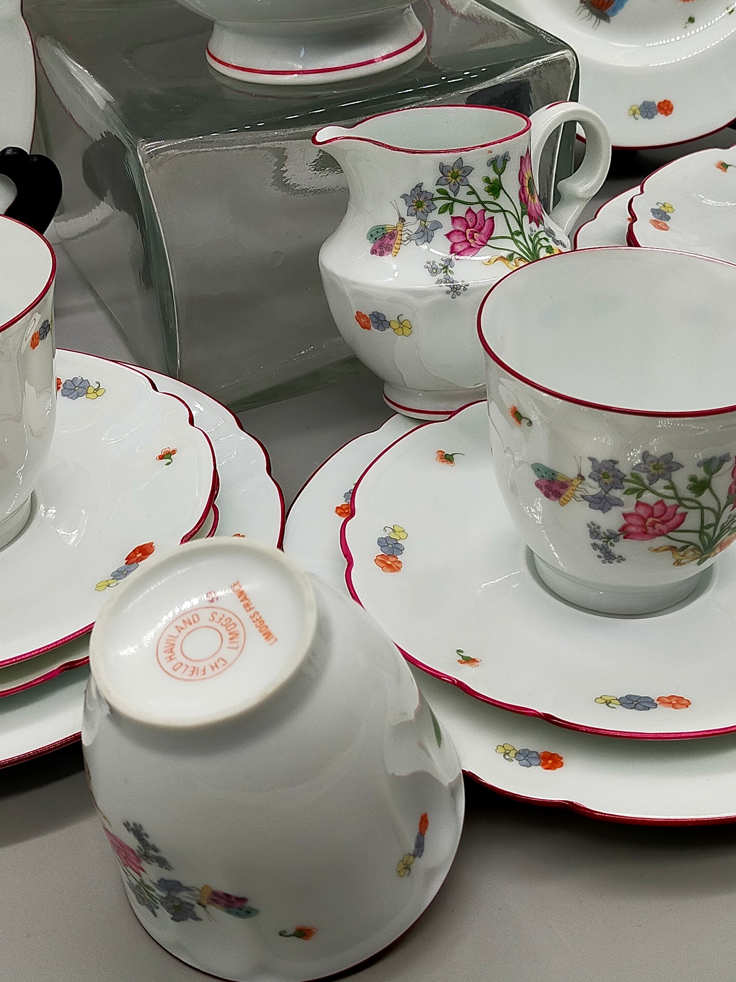 Ch. Field Haviland Limoges Porzellan Set – Modell Alt Meissen