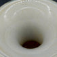 Vintage Opalglas Vase mit Teller – Elegantes Set in Pastelltönen