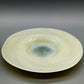 Vintage Opalglas Vase mit Teller – Elegantes Set in Pastelltönen