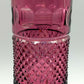 Edle Kristall Glas Vase in Violett – Elegantes Zylinder Design