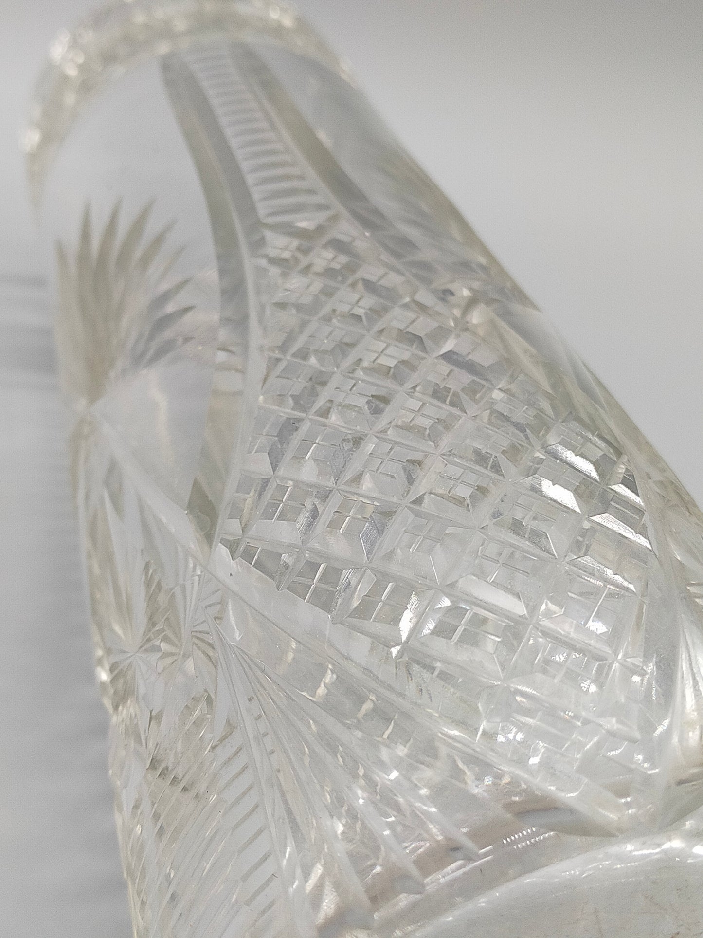 Kristallglas Zylindervase – Edle Schliffoptik mit Sternenmotiv