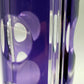 Edle Murano Glas Vase in Violett – Elegante Säulenform