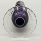 Edle Murano Glas Vase in Violett – Elegante Säulenform