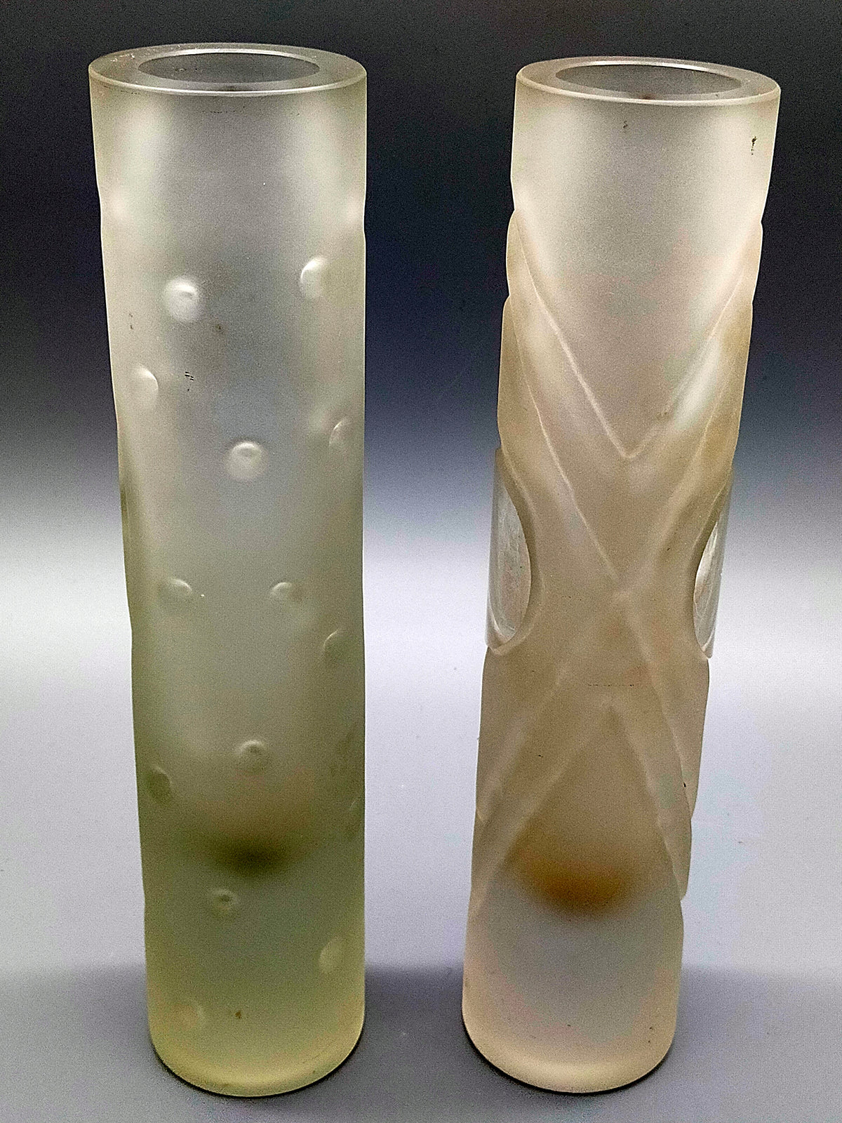 Exklusive Designer Glas Vasen im Set Design im Art-Déco-Stil – Gallery Jarrodi