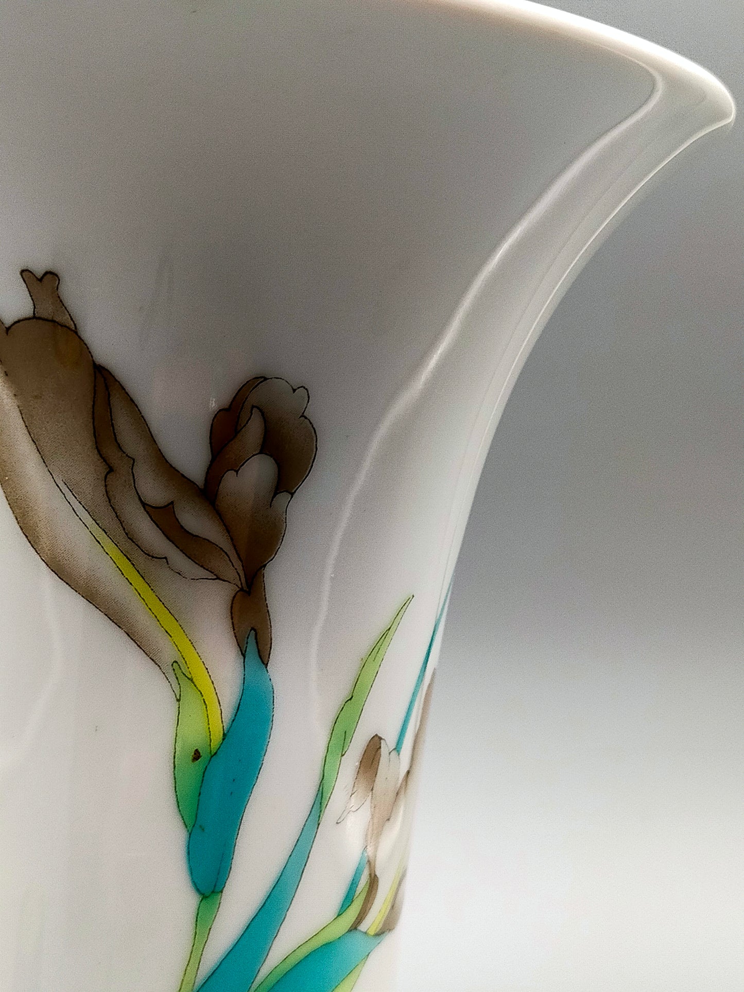Hutschenreuther Porzellan Vase Decor Estoril Design Leonard Paris