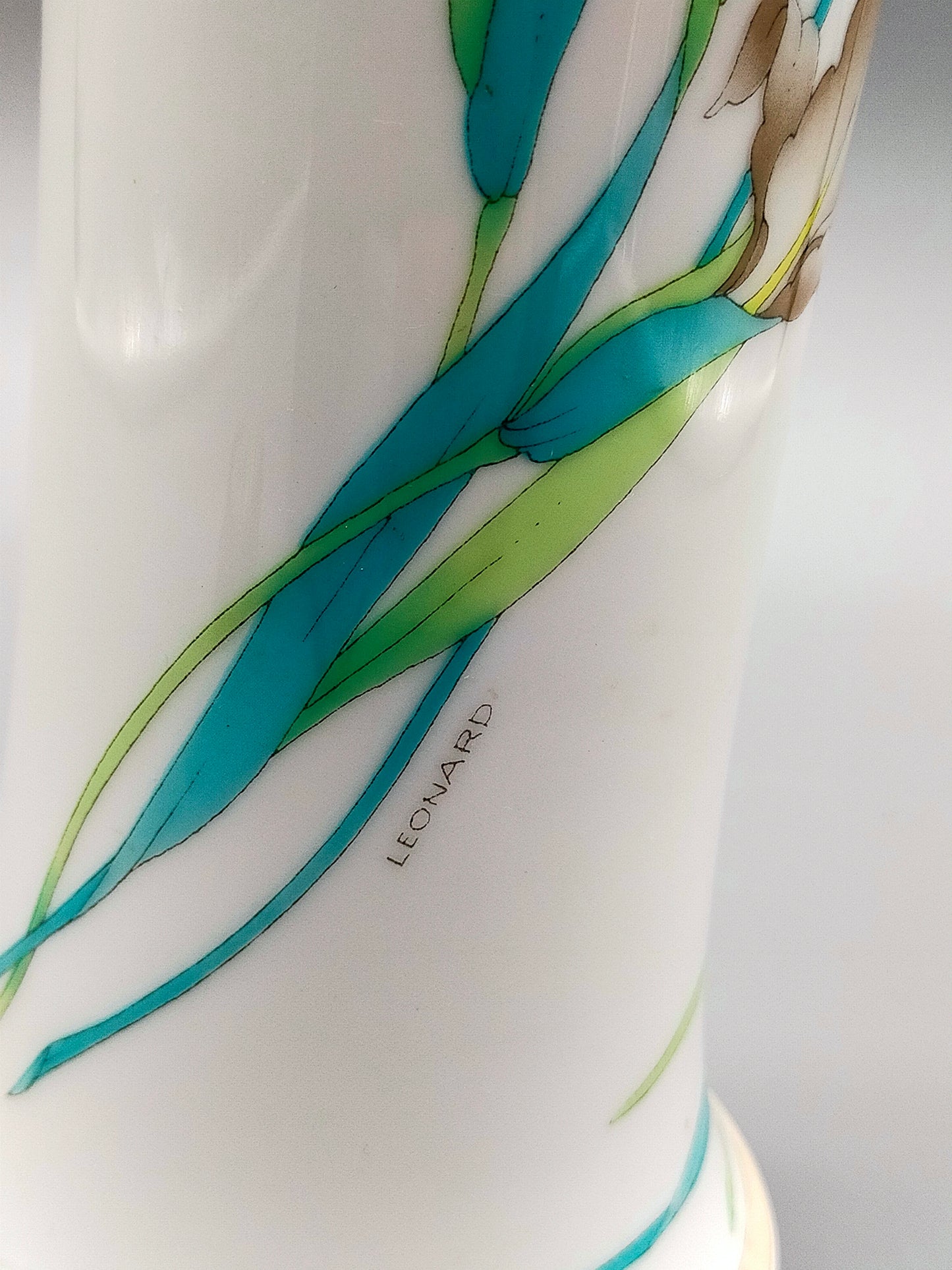 Hutschenreuther Porzellan Vase Decor Estoril Design Leonard Paris