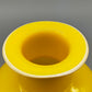 Elegante Opalglas Vase in Sonnengelb Vintage Mid-Century Kunstglas