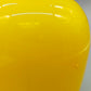 Elegante Opalglas Vase in Sonnengelb Vintage Mid-Century Kunstglas