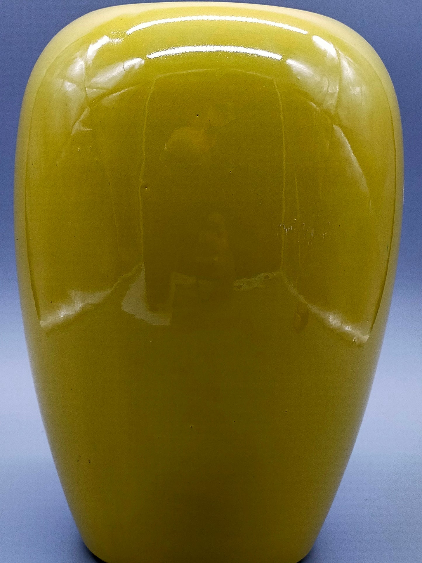 Klassische West Germany Bodenvase Strahlendes Gelb