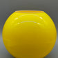 Moderne Gelbe Glas Vase Elegantes Kugel Design im Pop Art Stil