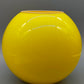 Moderne Gelbe Glas Vase Elegantes Kugel Design im Pop Art Stil