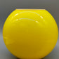 Moderne Gelbe Glas Vase Elegantes Kugel Design im Pop Art Stil