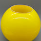 Moderne Gelbe Glas Vase Elegantes Kugel Design im Pop Art Stil