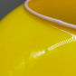 Moderne Gelbe Glas Vase Elegantes Kugel Design im Pop Art Stil