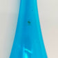 Elegante Murano Glas Vase in Blau Kunstvolles Skandinavisches Design