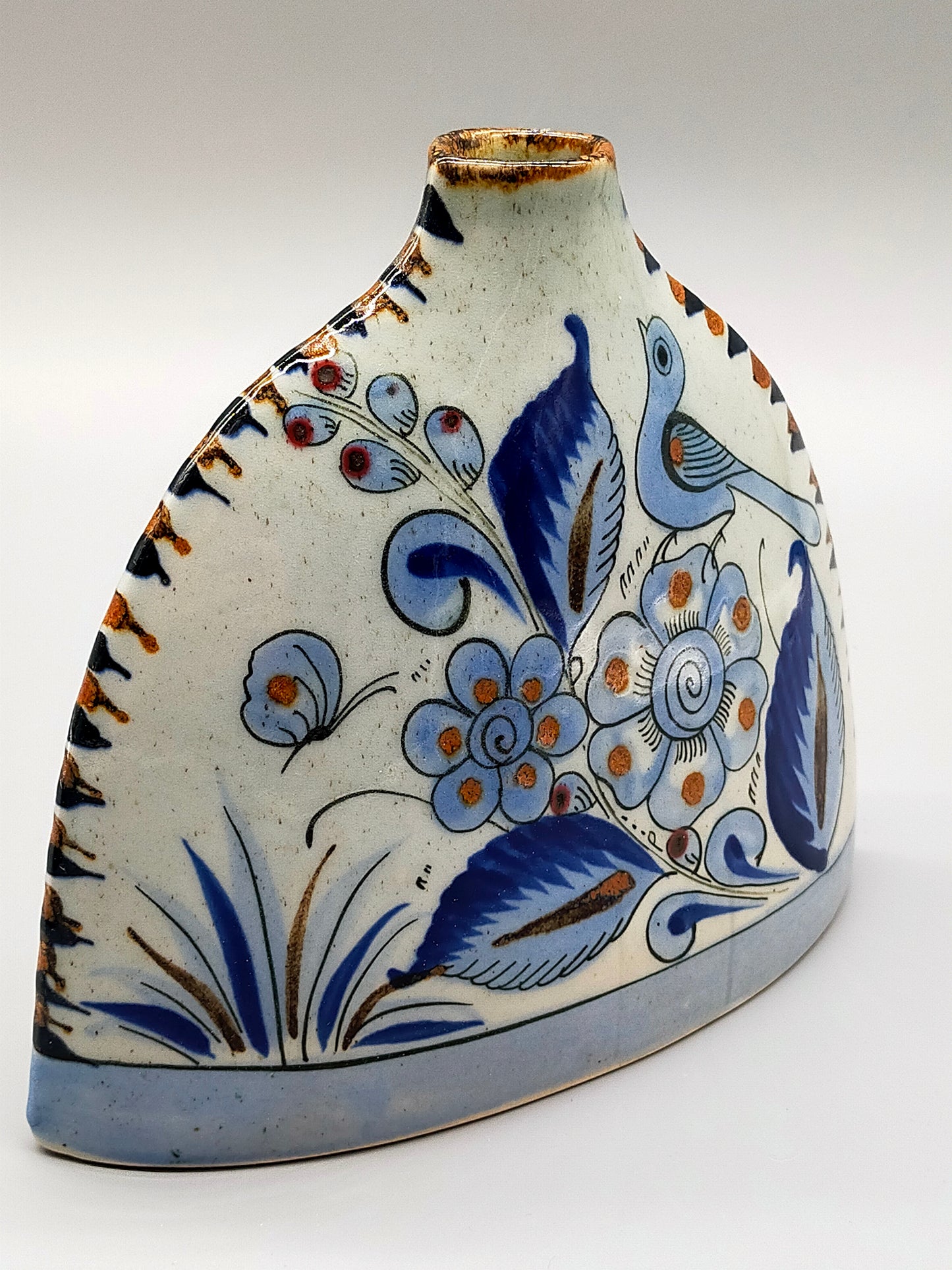 Original El Palomar Mexiko Keramik Set Handbemalte Vase & Krug von Ken Edwards