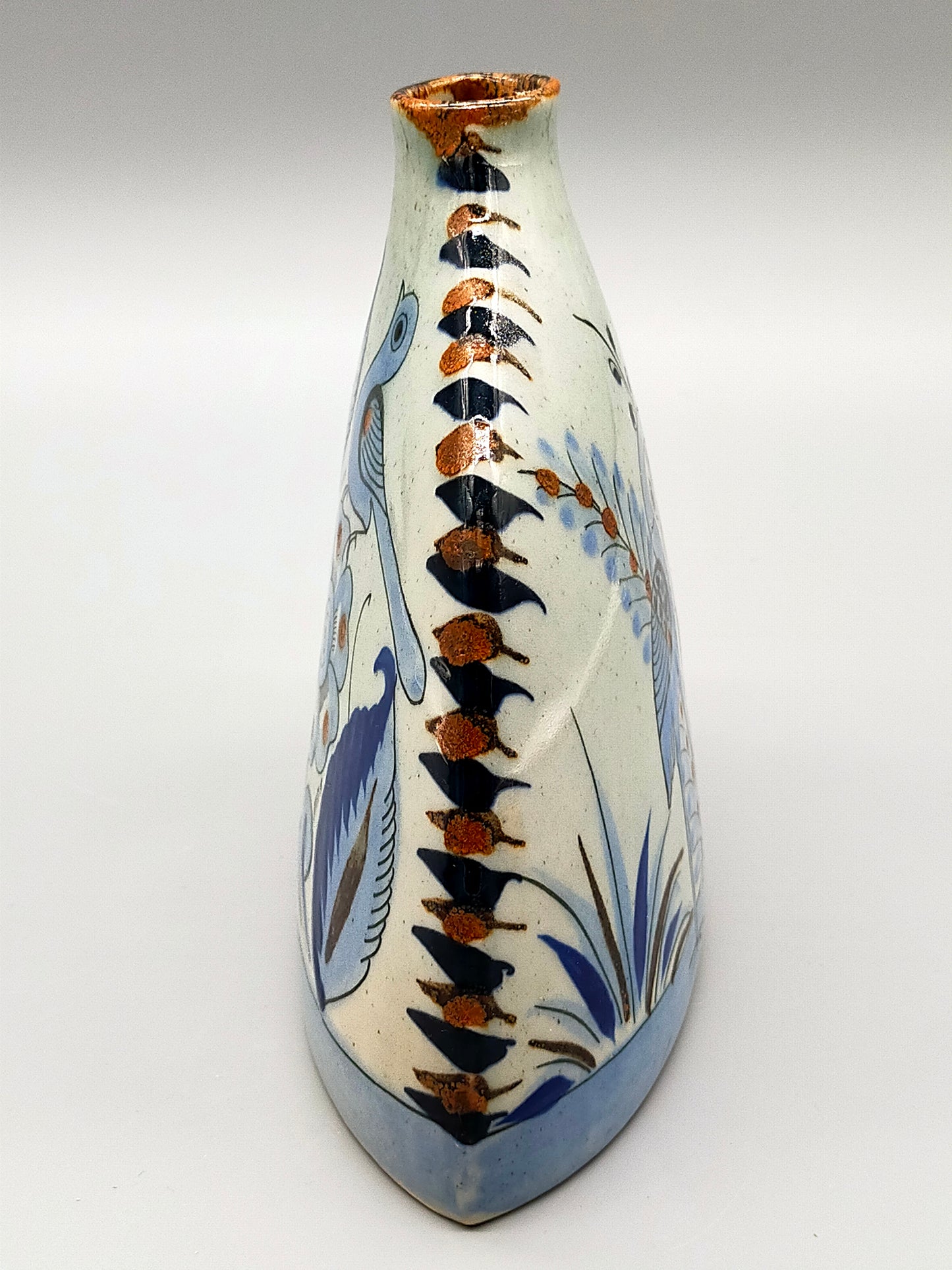 Original El Palomar Mexiko Keramik Set Handbemalte Vase & Krug von Ken Edwards