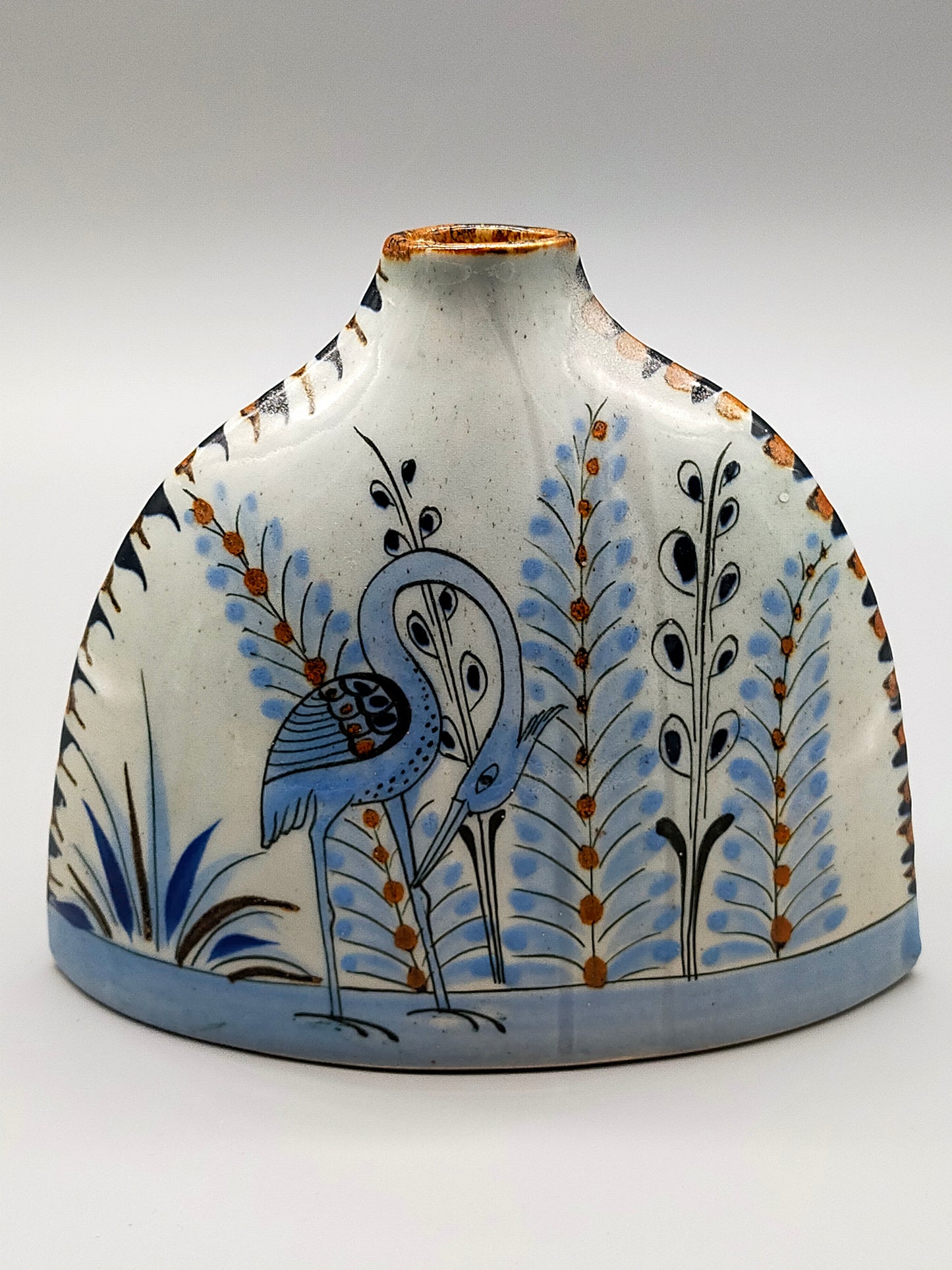 Original El Palomar Mexiko Keramik Set Handbemalte Vase & Krug von Ken Edwards