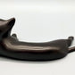 Elegante Bronze Skulptur einer liegenden Katze – Stilvolles Design