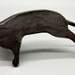 Elegante Bronze Skulptur einer liegenden Katze – Stilvolles Design