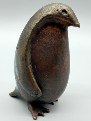 Kunstvolle Bronze Pinguin Figur – Edle Skulptur für Sammler