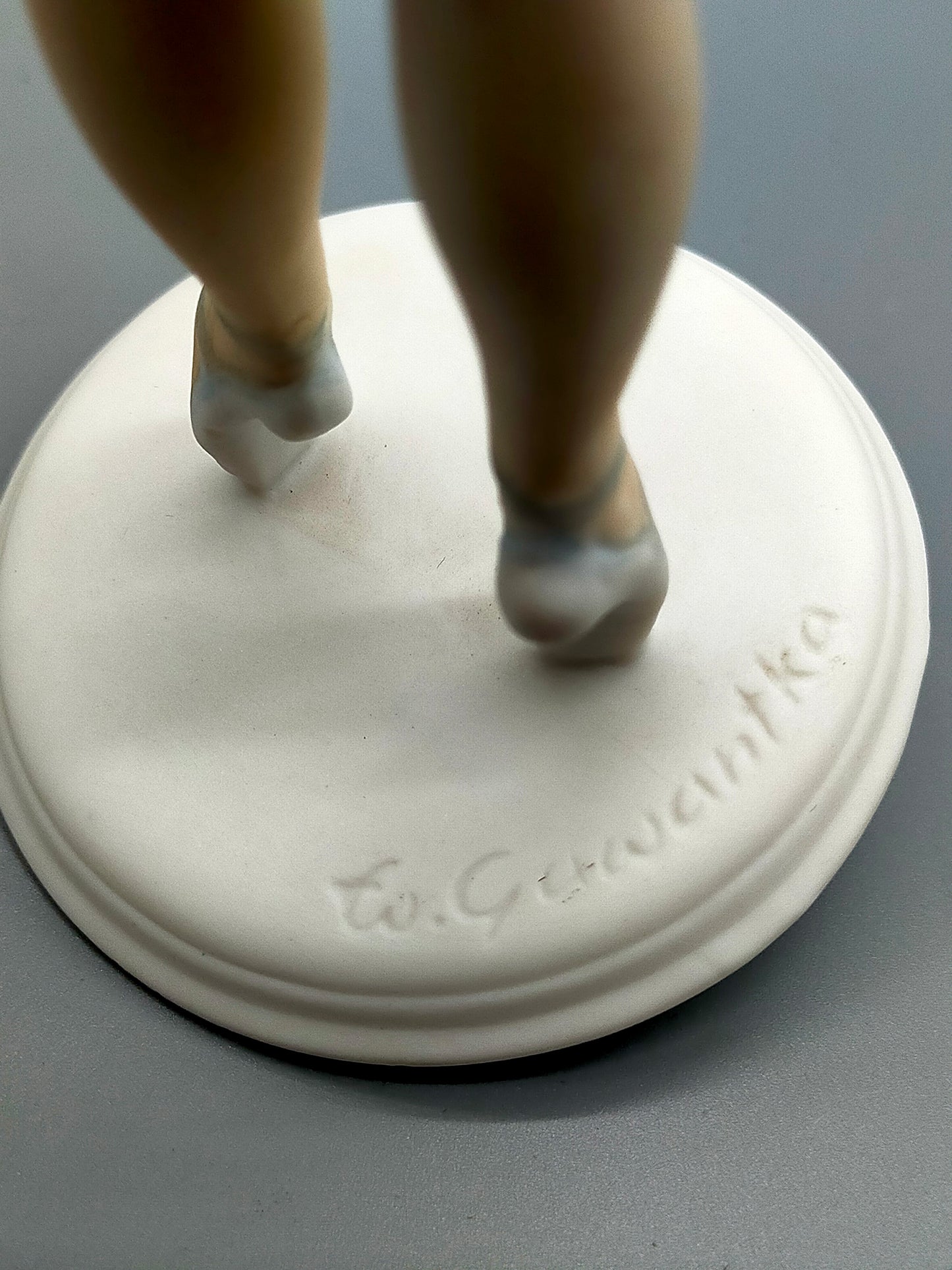 Edle Kaiser Porzellan Ballerina Figur Kunst von W. Gawantka