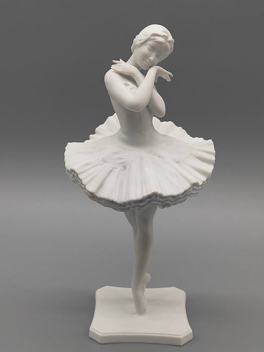 Kaiser Bisquitporzellan Figur Odette Elegante Ballett Tänzerin